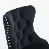 A&A Furniture,Swivel Velvet Barstools Adjusatble Seat Height from 25-33 Inch