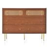 Dresser for Bedroom, Chest of Drawers, 6 Drawer Dresser, Floor Storage Drawer Cabinet for Home Office